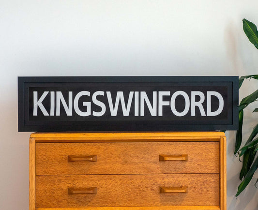 Kingswinford 1986 Framed Bus Blind