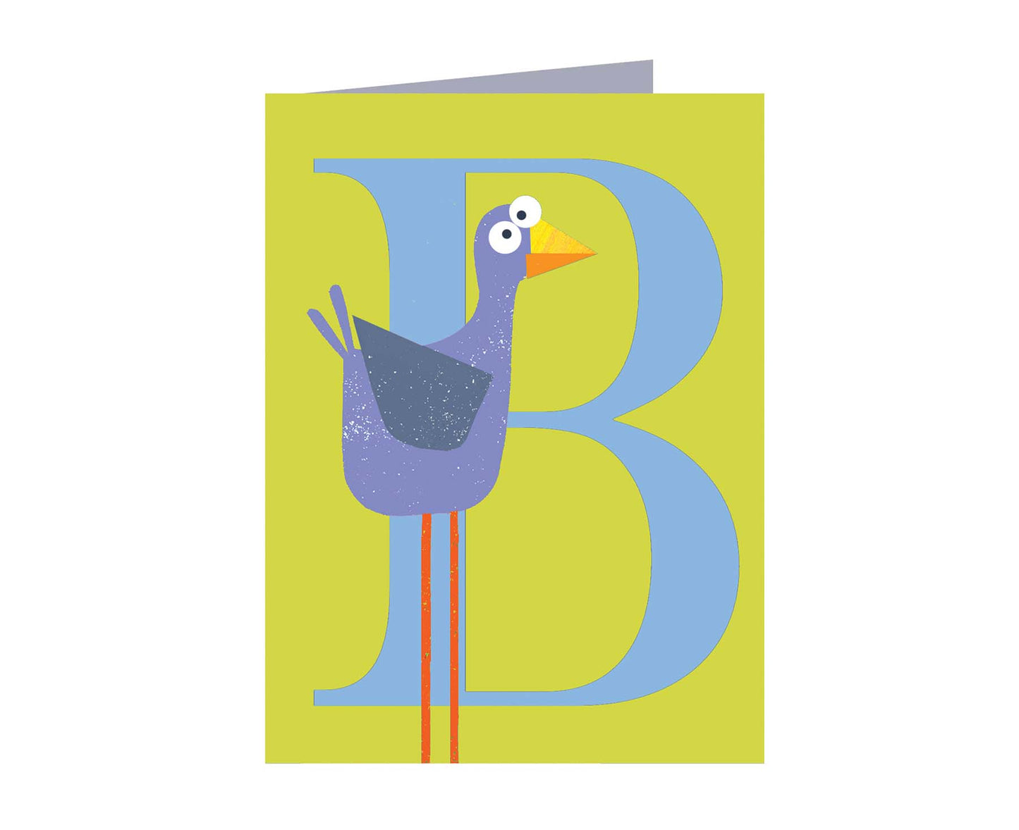 B for Bird Mini Letter Card