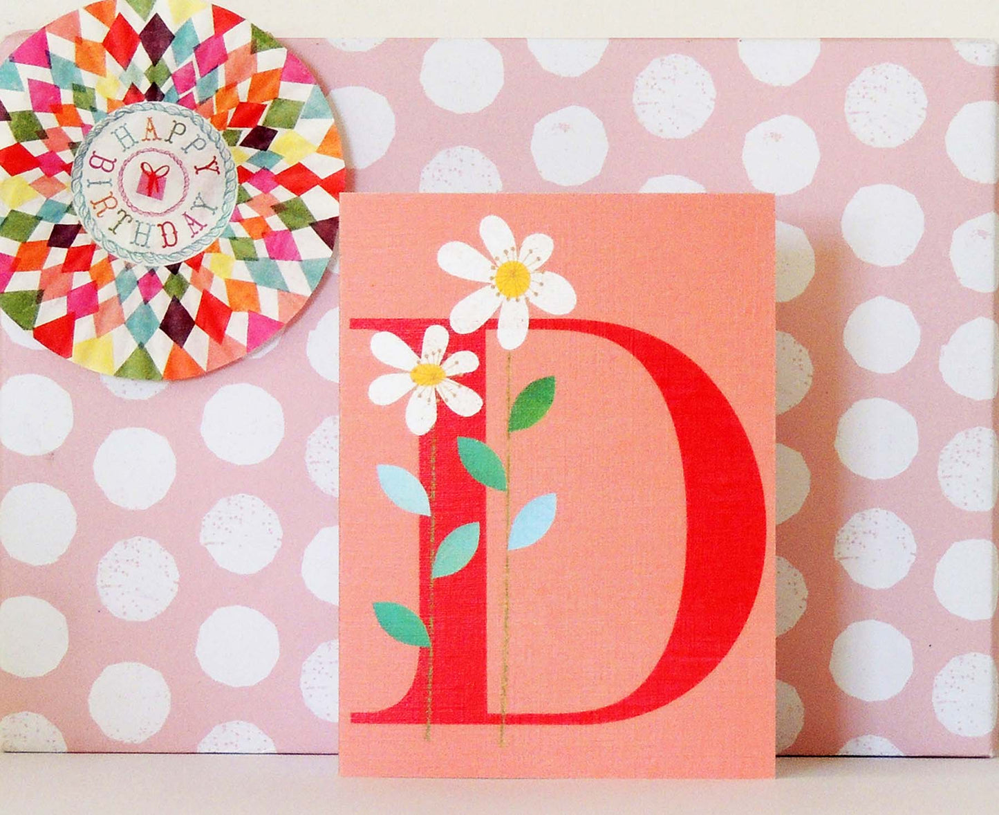 D for Daisy Mini Letter Card