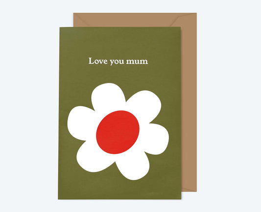 Love You Mum Bloom card