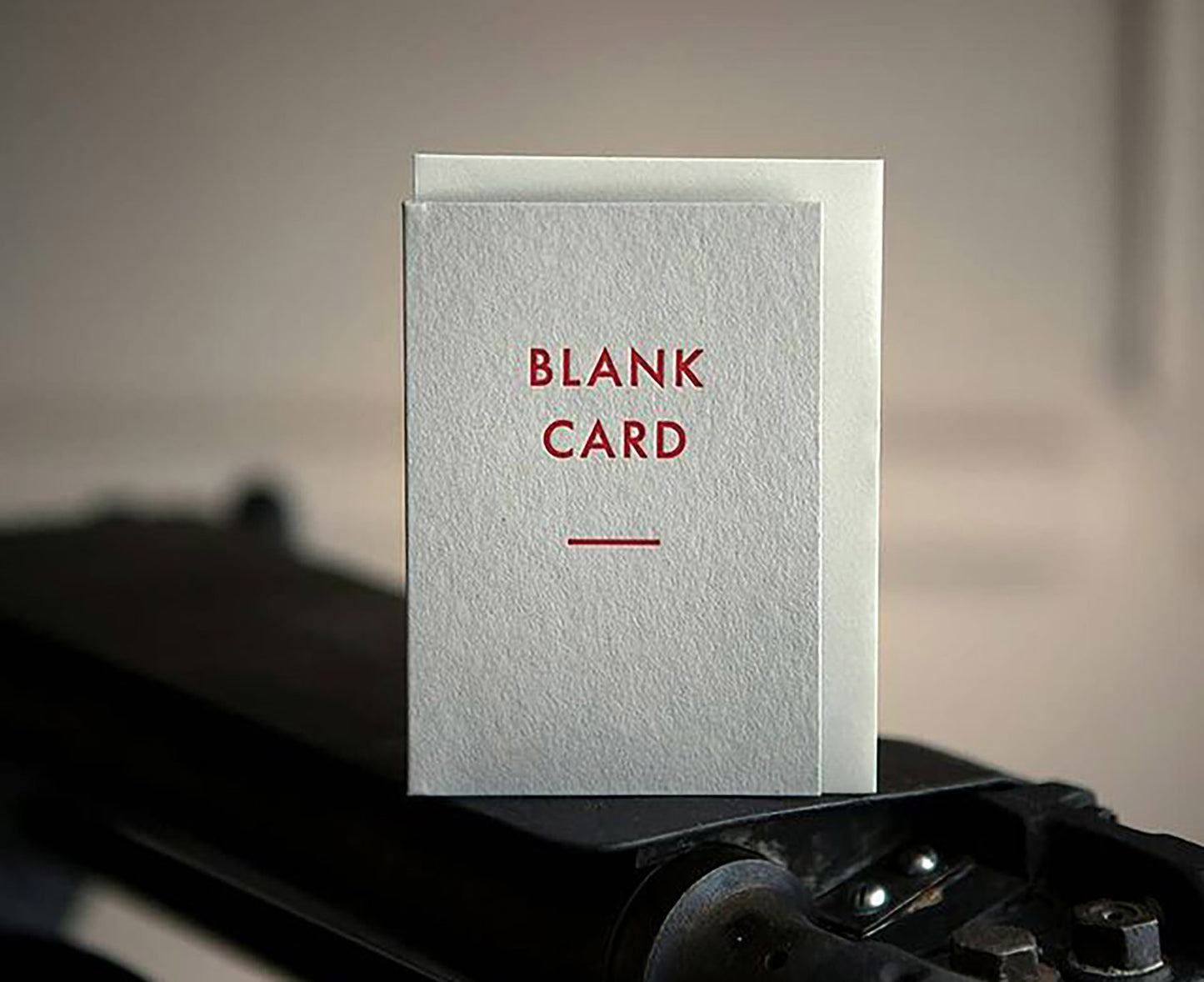 Blank Card Letterpress Card