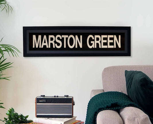 Marston Green Framed Bus Blind