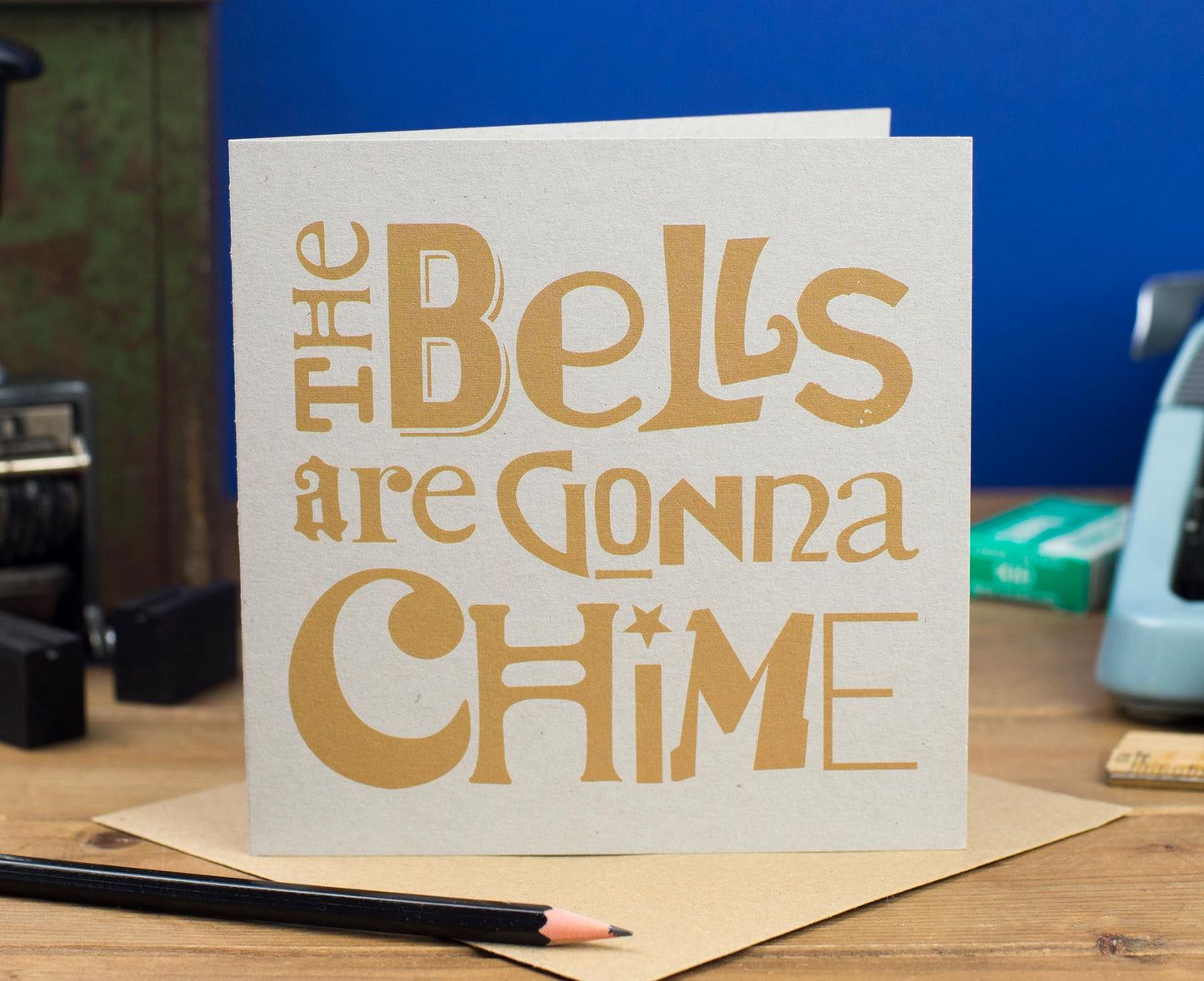 Bells Are Gonna Chime Wedding Card