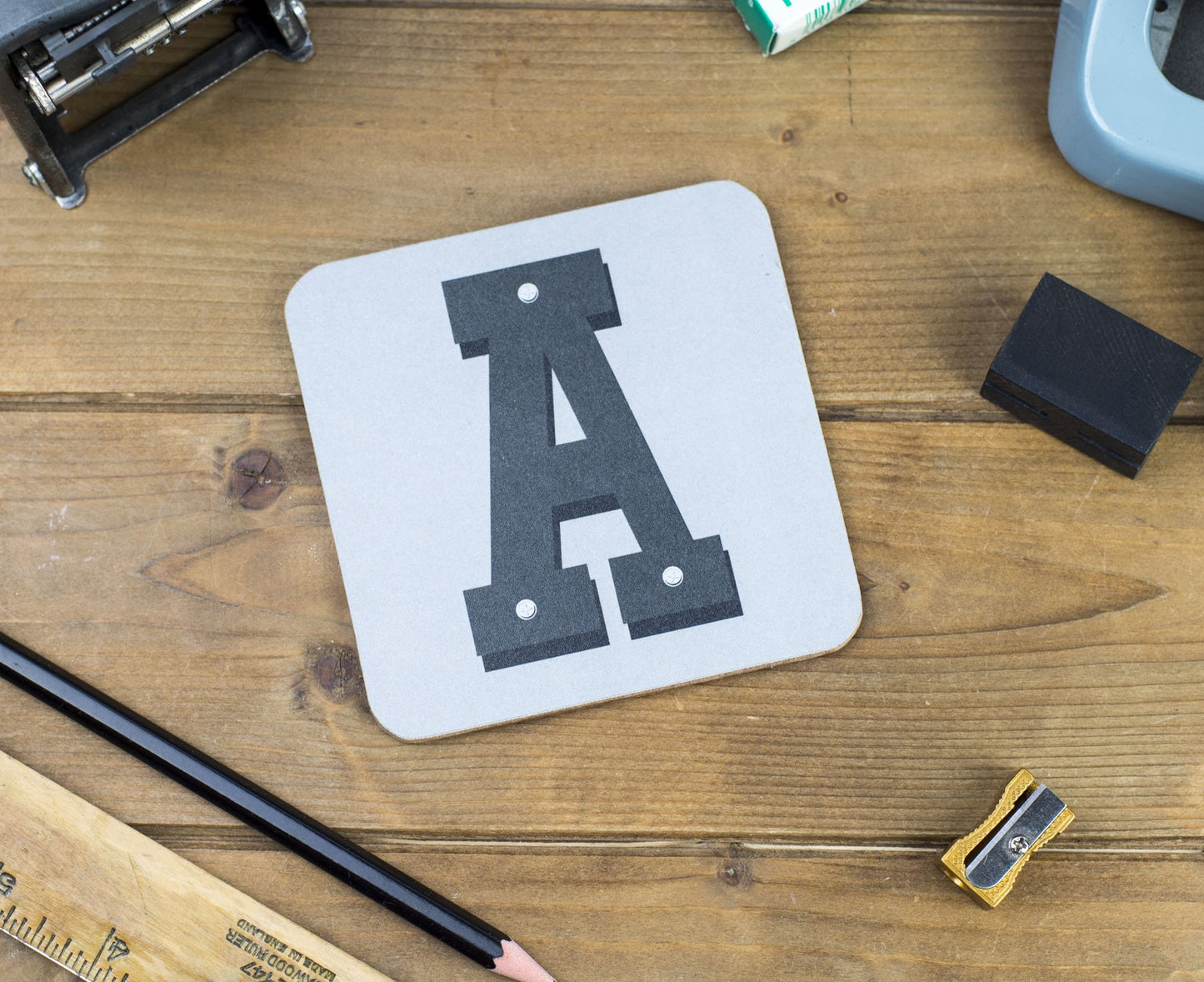 'A' Letter Coaster