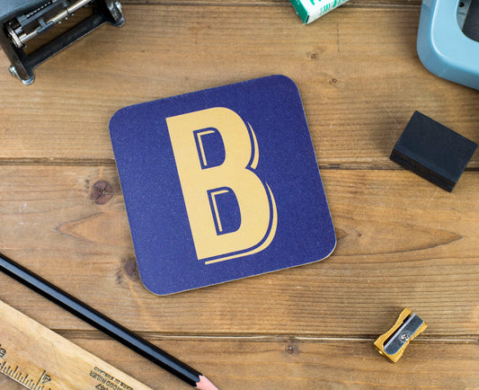 'B' Letter Coaster