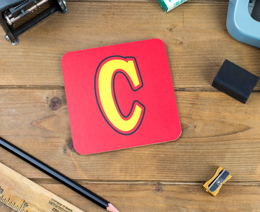'C' Letter Coaster