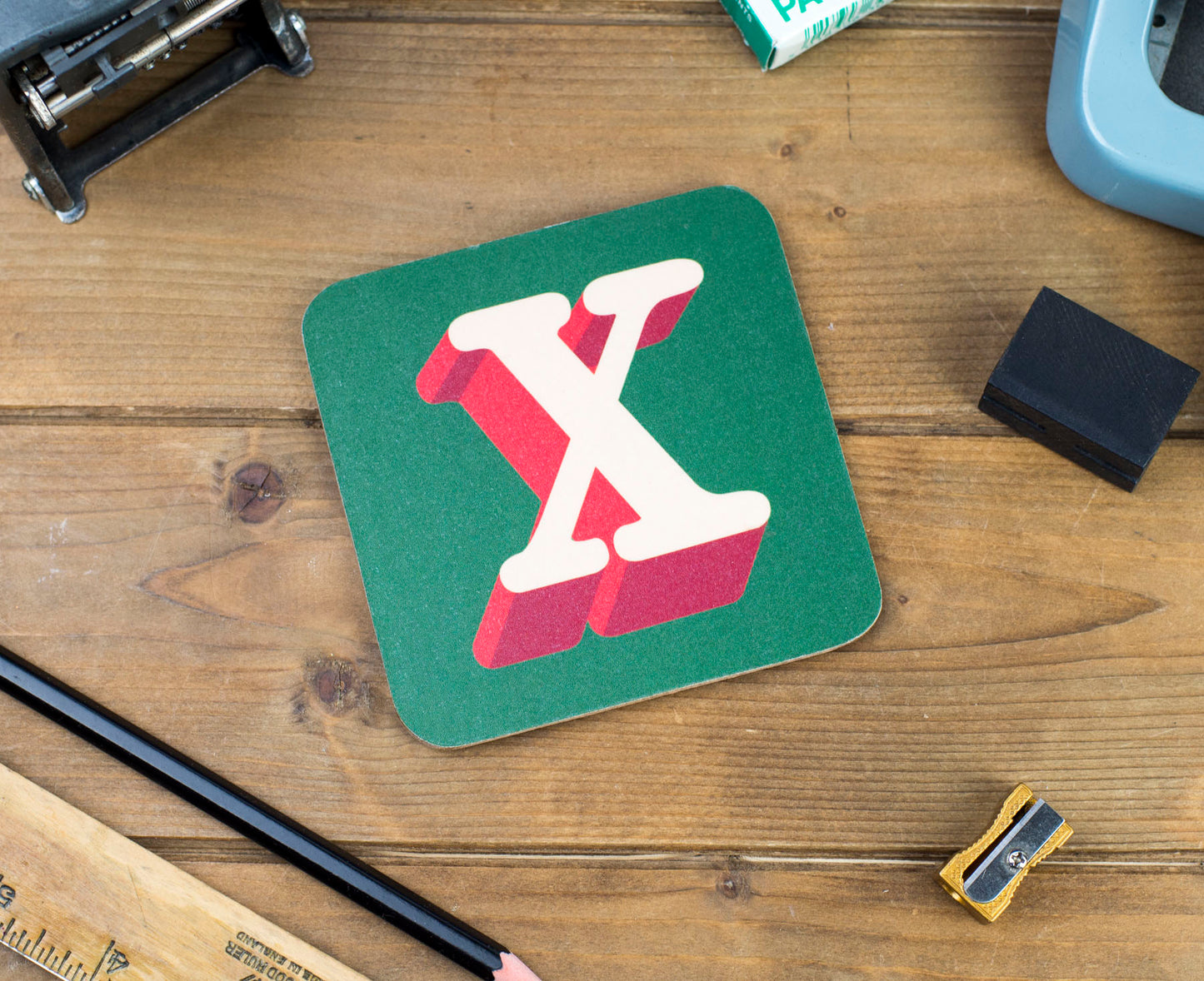 'X' Letter Coaster