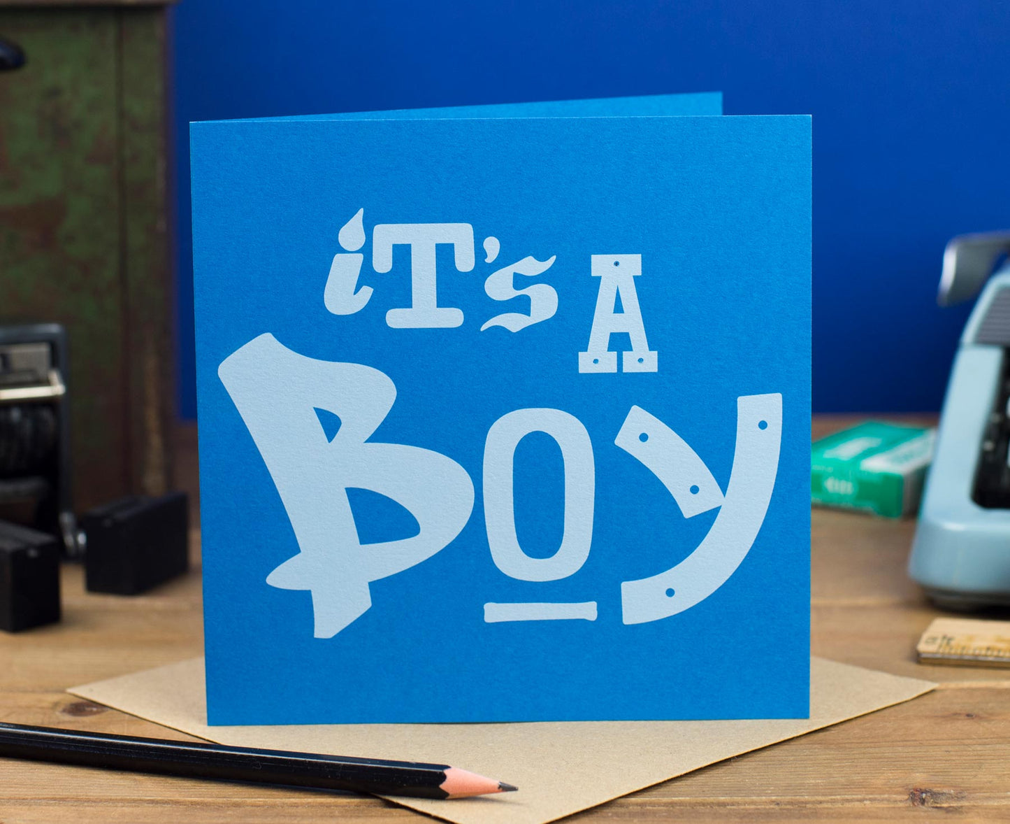 It's A Boy New Baby Card