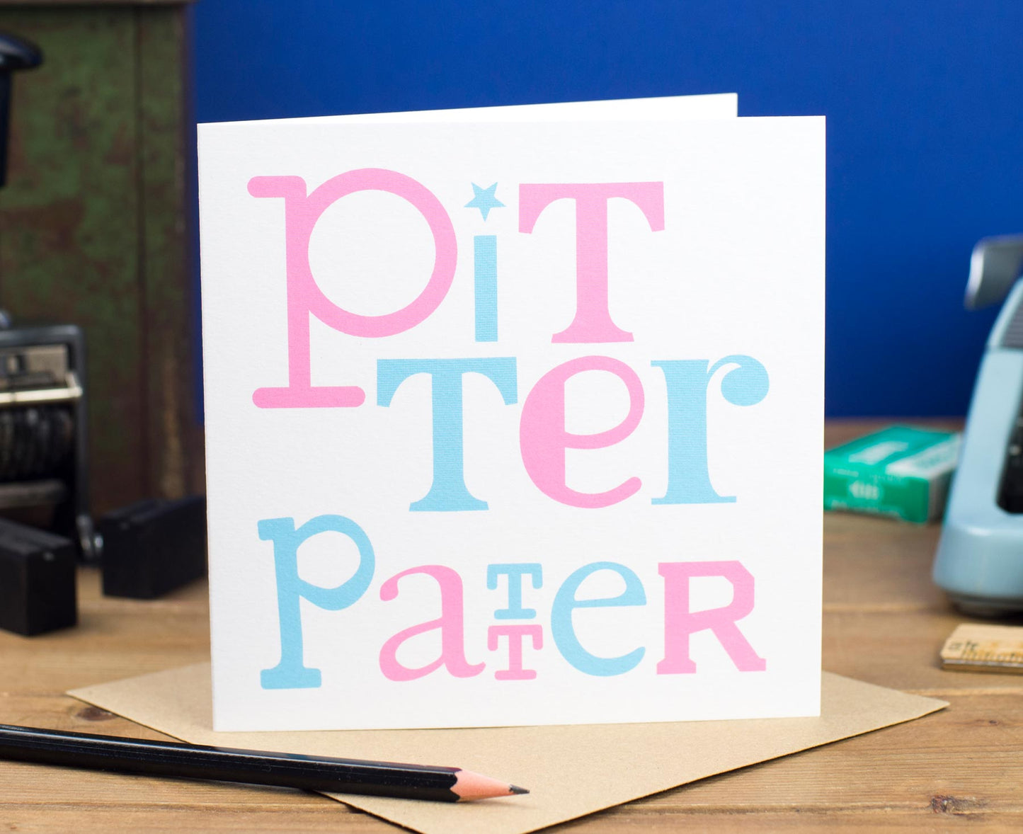 Pitter Patter New Baby Card