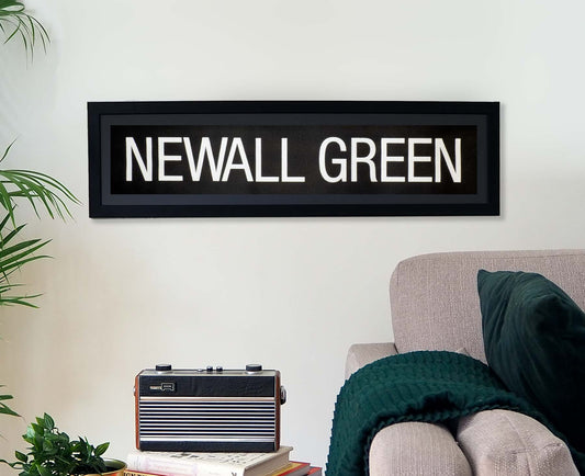 Newall Green Framed Bus Blind