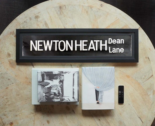 Newton Heath Dean Lane Framed Bus Blind