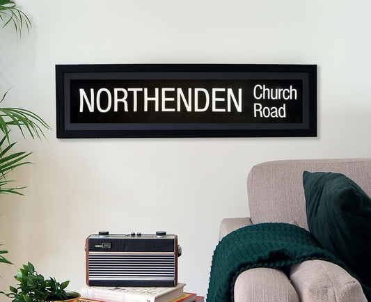 Northenden Church Road Framed Bus Blind