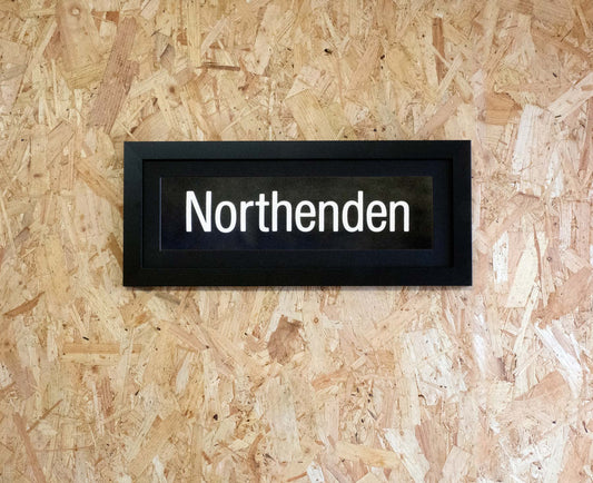 Northenden Mini Framed Bus Blind