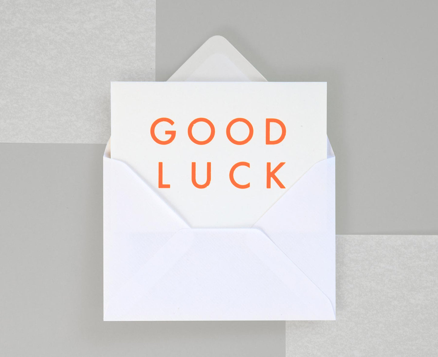 Good Luck Foil Blocked Card
