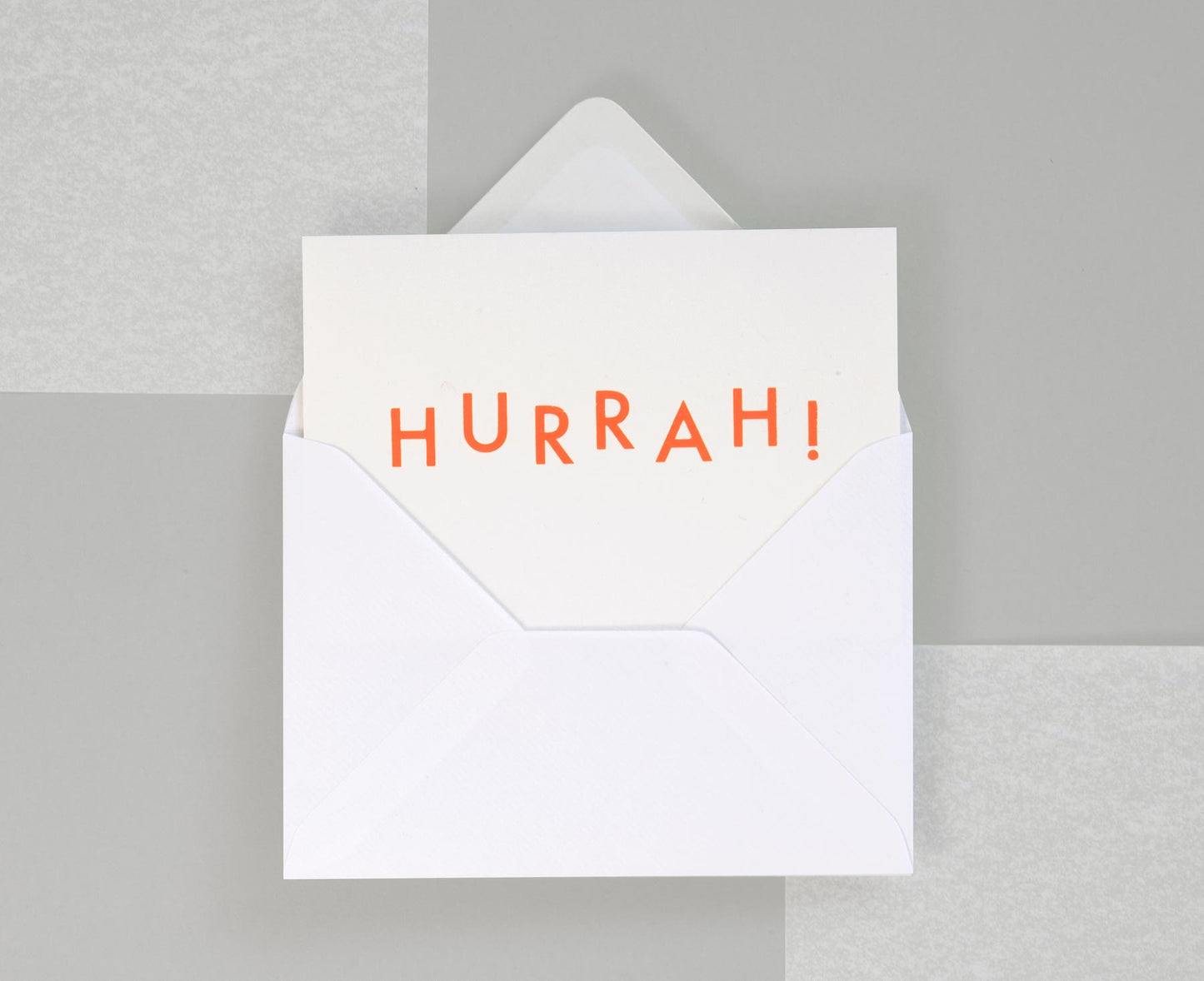 Hurrah Foil Blocked Card