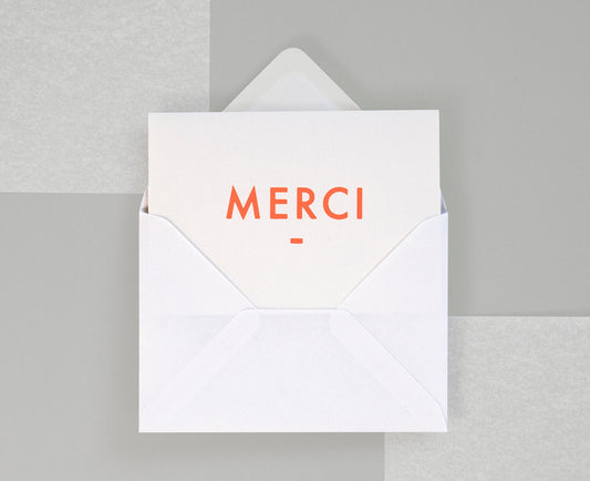 Merci Foil Blocked Card