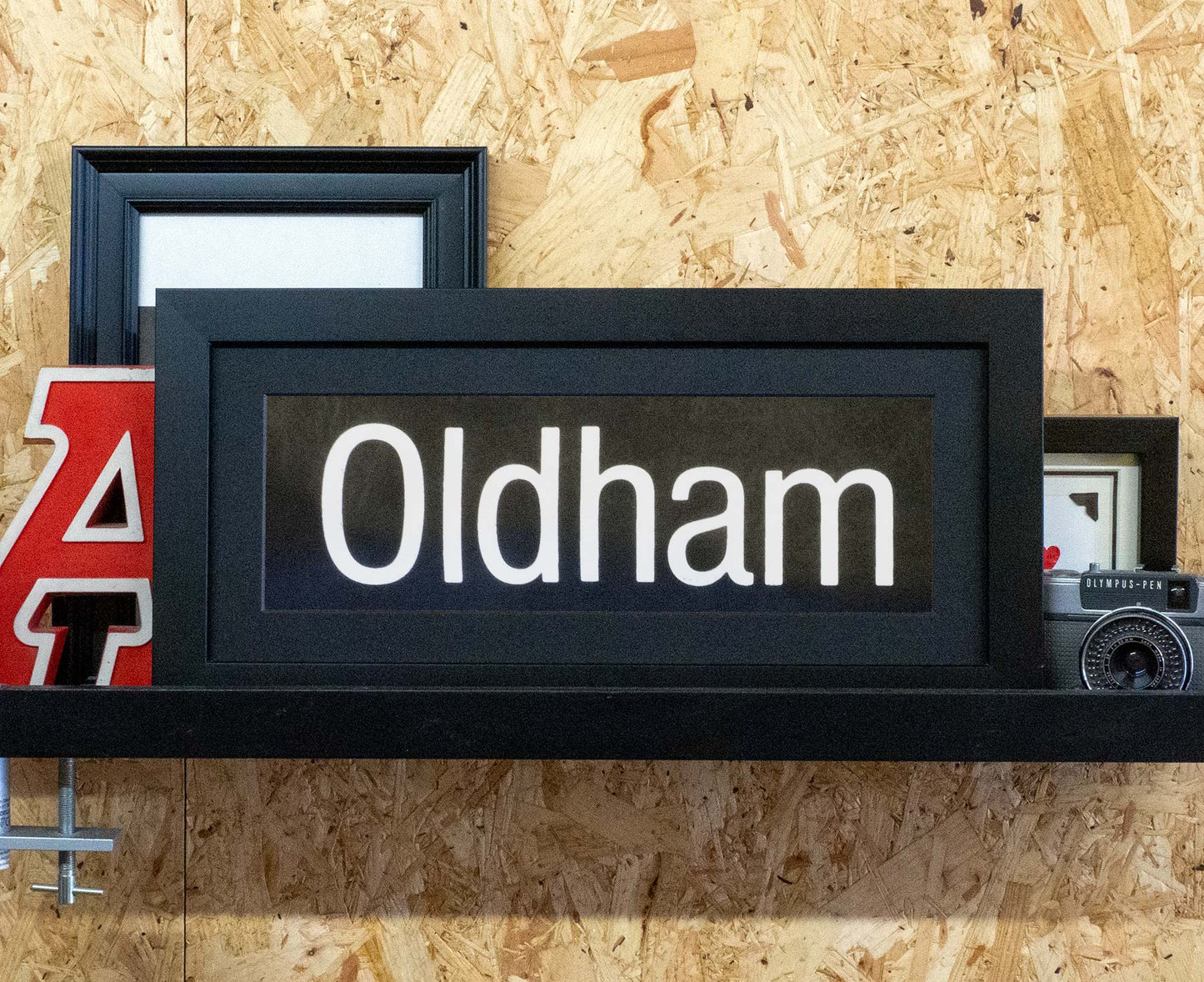 Oldham Mini Framed Bus Blind