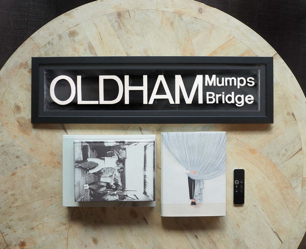 Oldham Mumps Bridge Framed Bus Blind