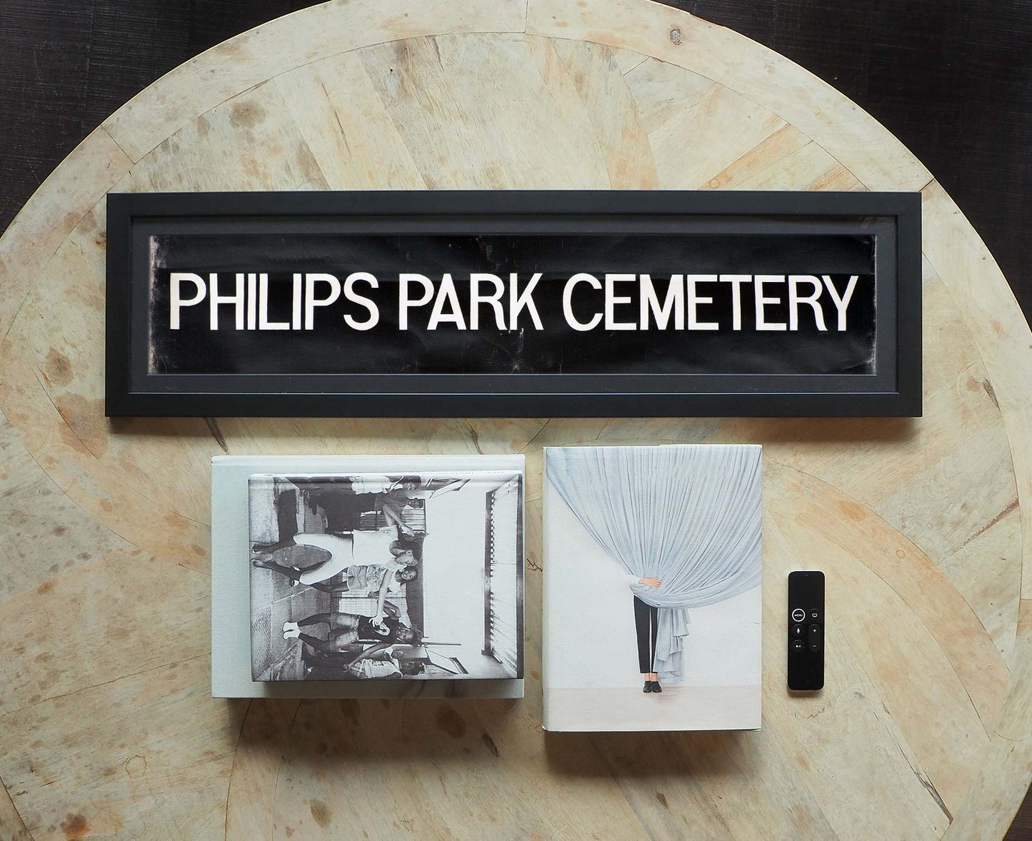 Philips Park Cemetery Framed Bus Blind