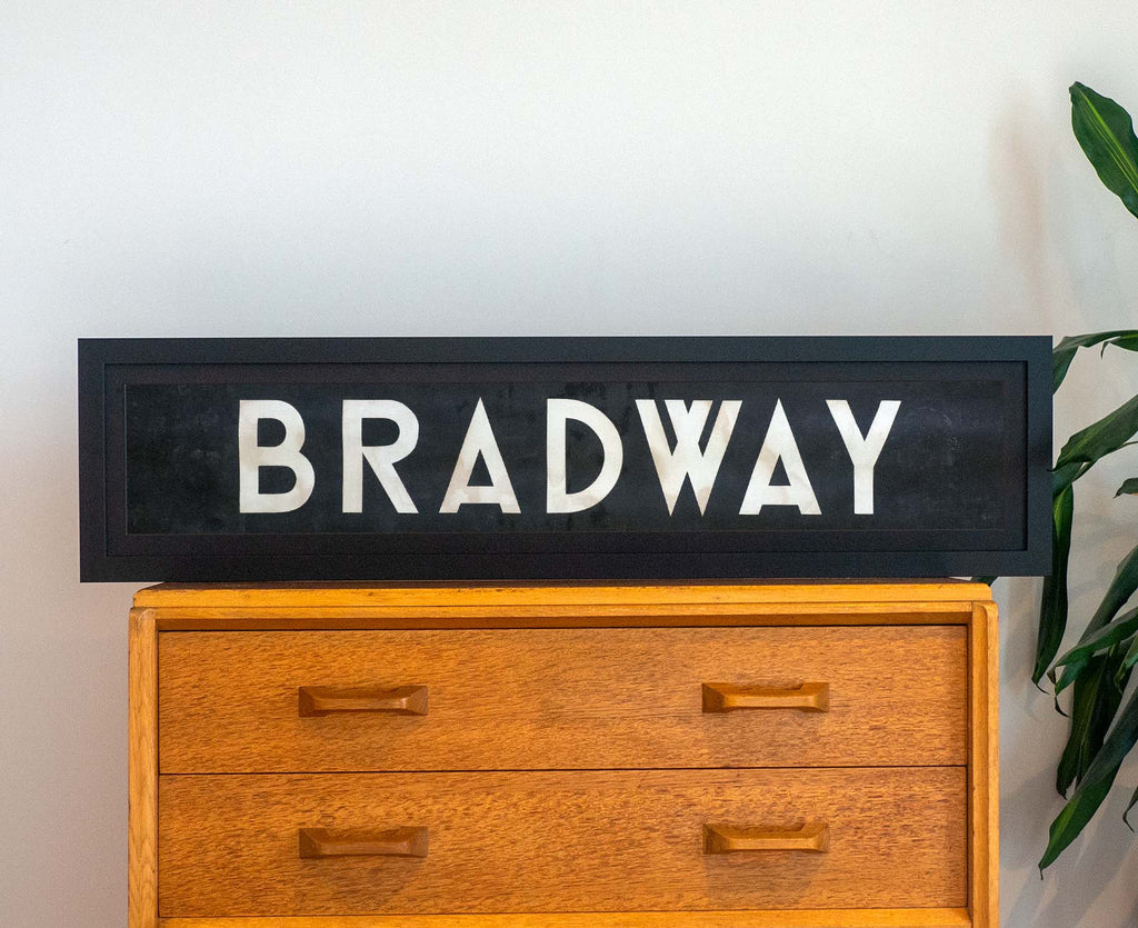 Bradway 1971 Framed Bus Blind