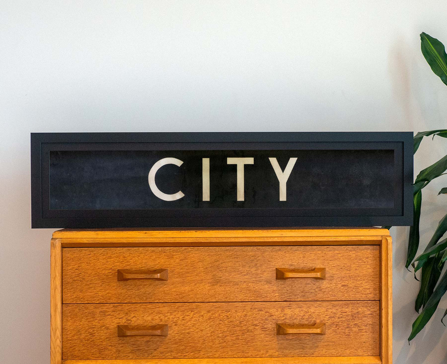 City 1971 Framed Bus Blind