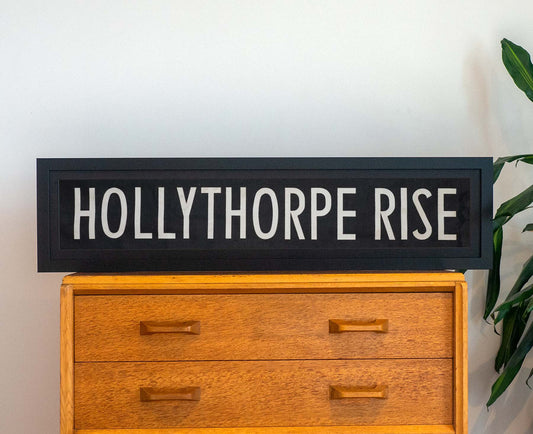 Hollythorpe Rise 1971 Framed Bus Blind