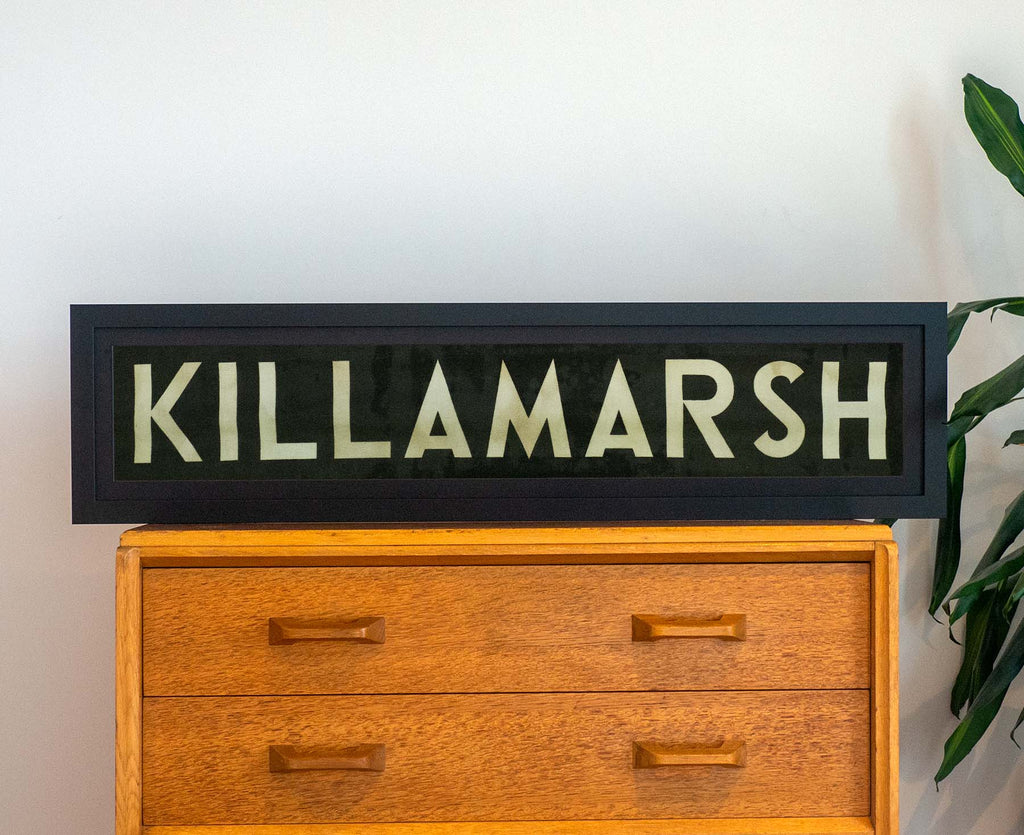 Killamarsh 1971 Framed Bus Blind