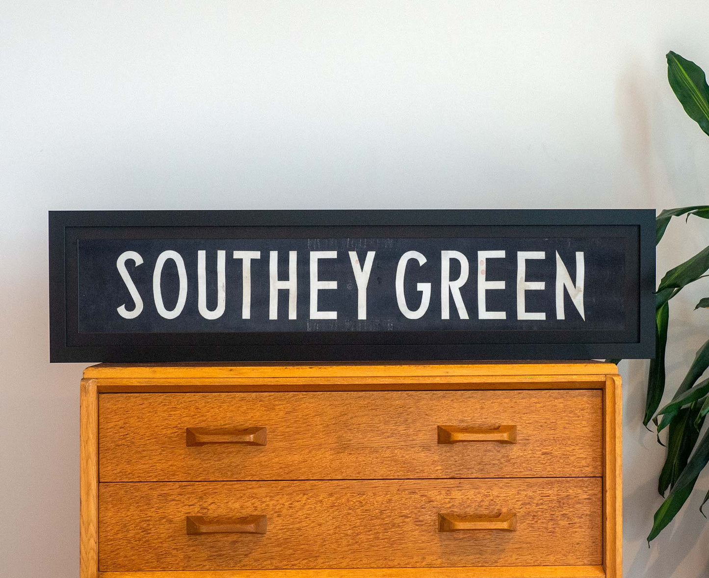 Southey Green 1971 Framed Bus Blind