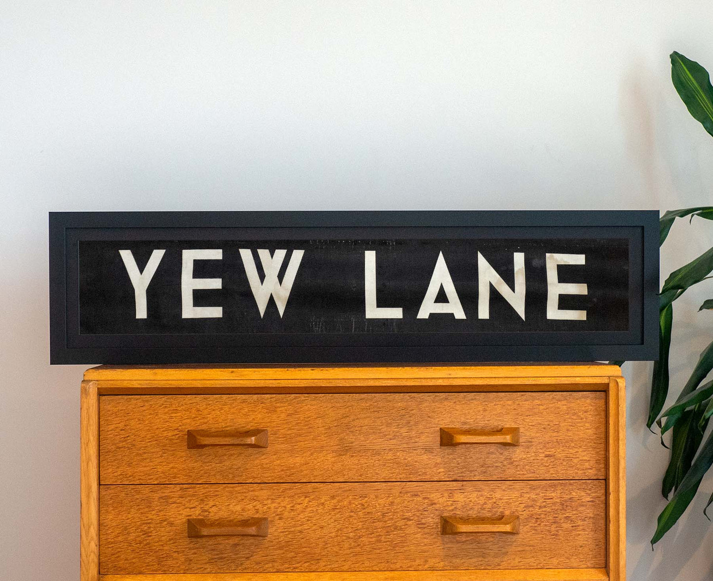 Yew Lane 1971 Framed Bus Blind