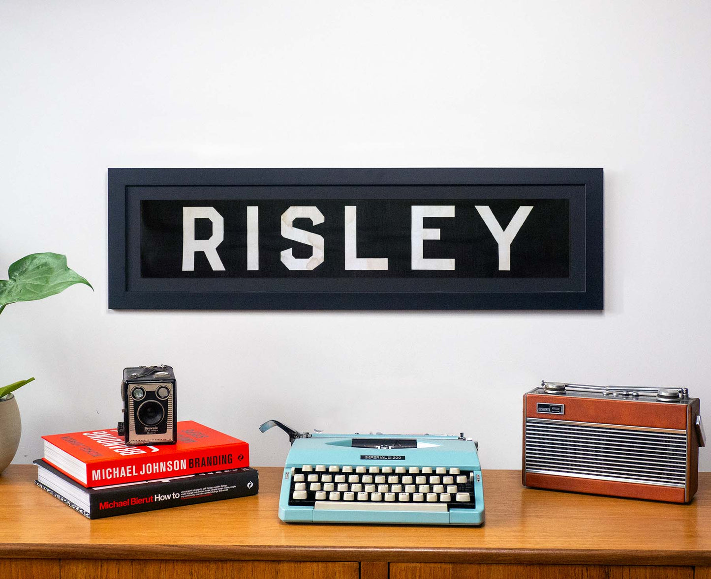 Risley 1960s Framed Bus Blind