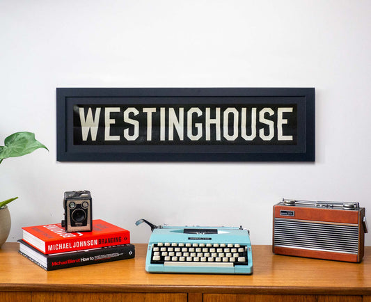 Westinghouse 1960s Framed Bus Blind