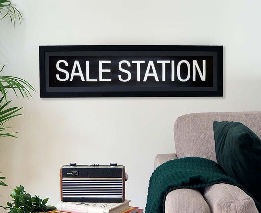 Sale Station Framed Bus Blind