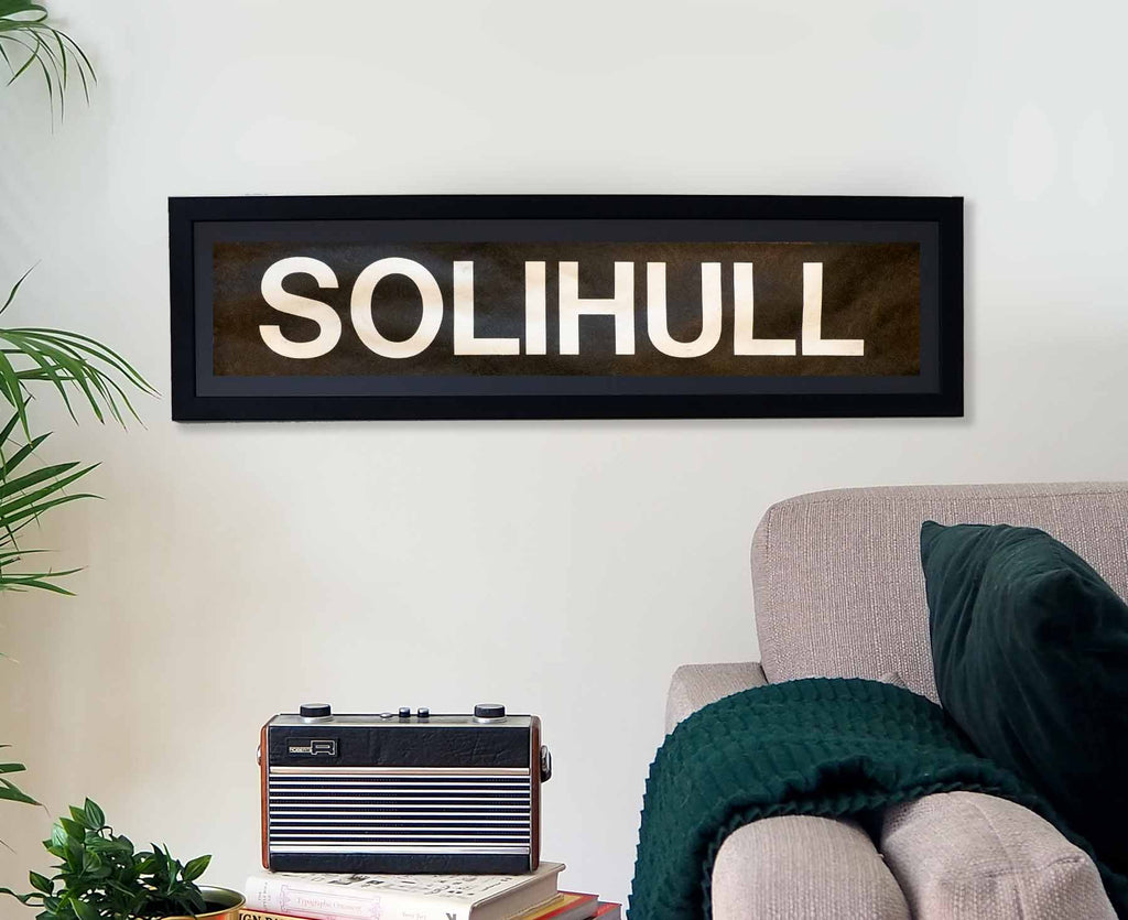 Solihull Framed Bus Blind