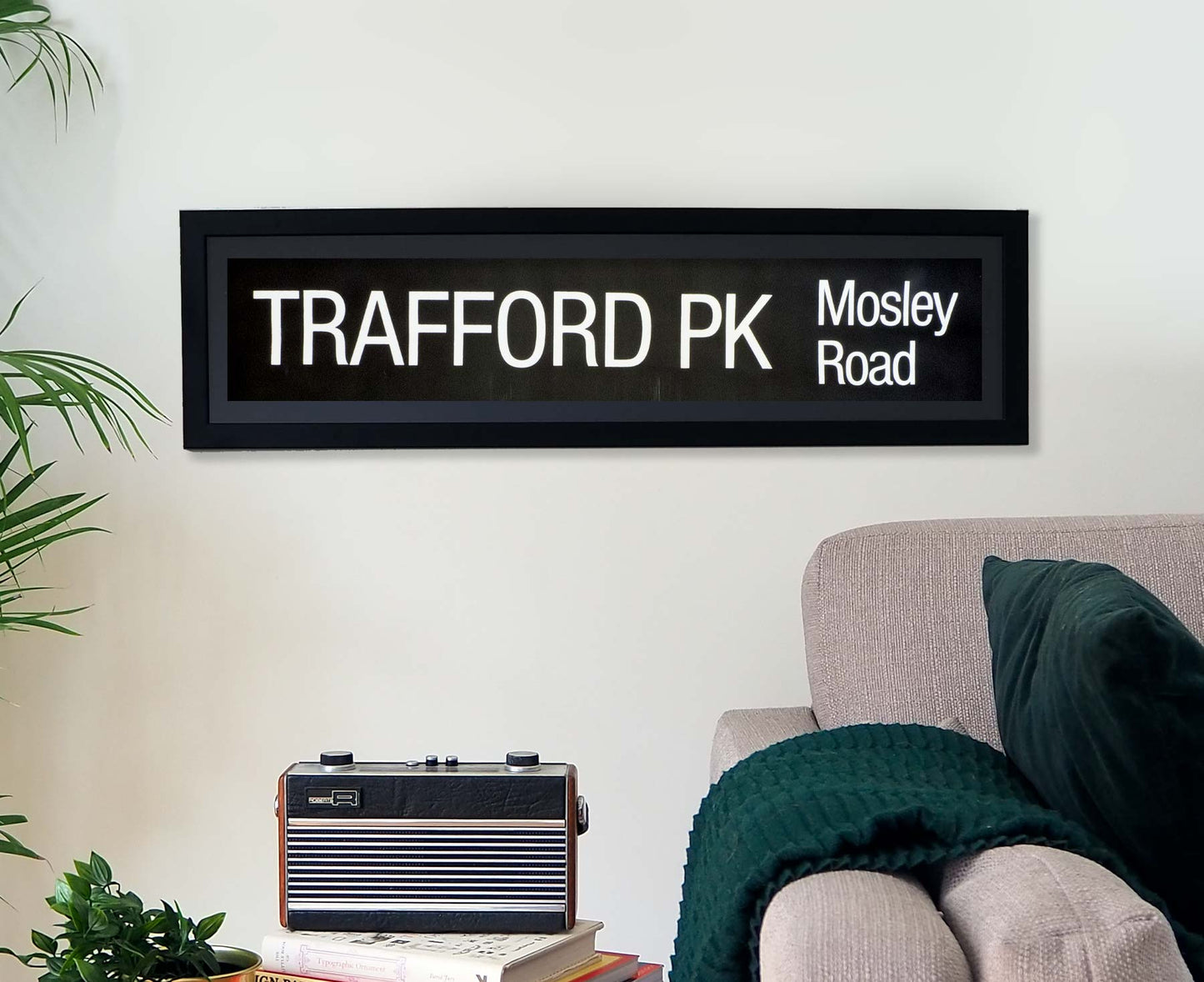 Trafford Park Mosley Road Framed Bus Blind