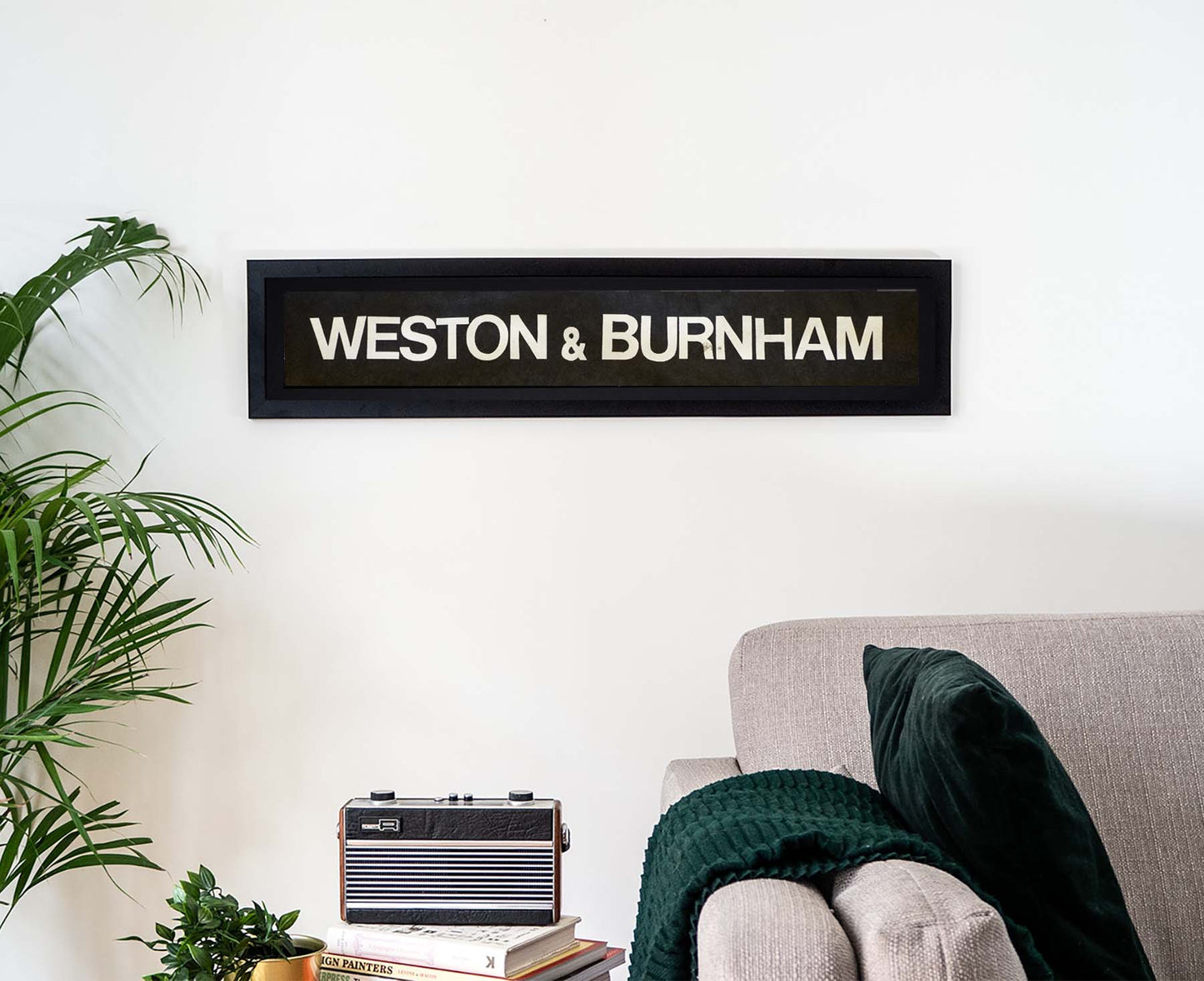 Weston & Burnham Framed Bus Blind