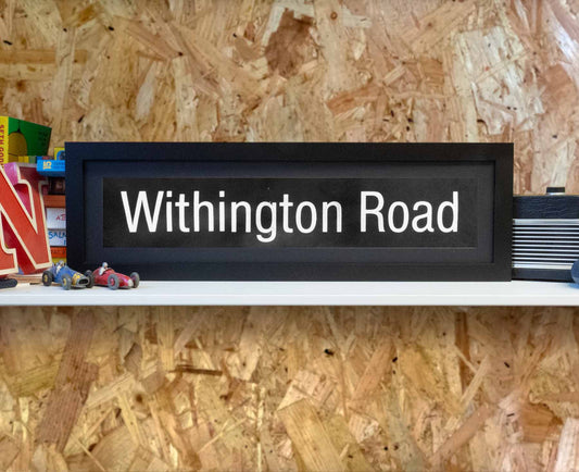 Withington Road Mini Framed Bus Blind