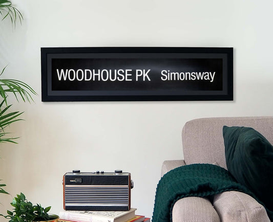 Woodhouse Park Simonsway Framed Bus Blind