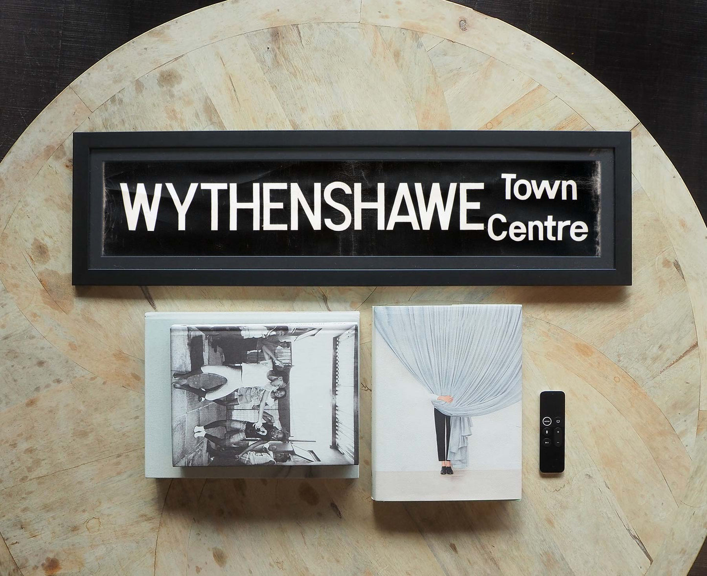 Wythenshawe Town Centre Framed Bus Blind