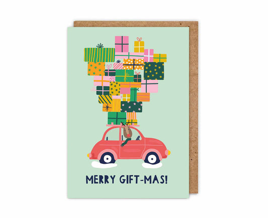 Merry Gift-mas Christmas Card