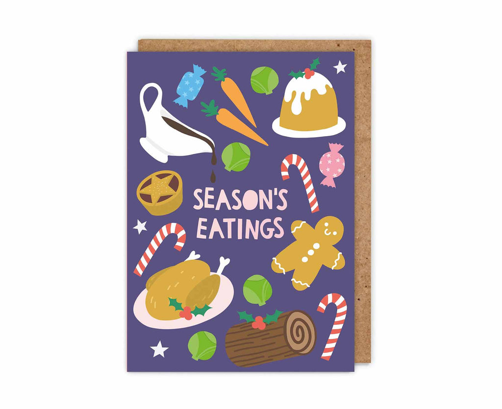 Season's Eatings Christmas Card