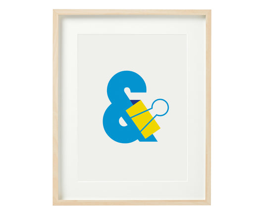 Ampersand print