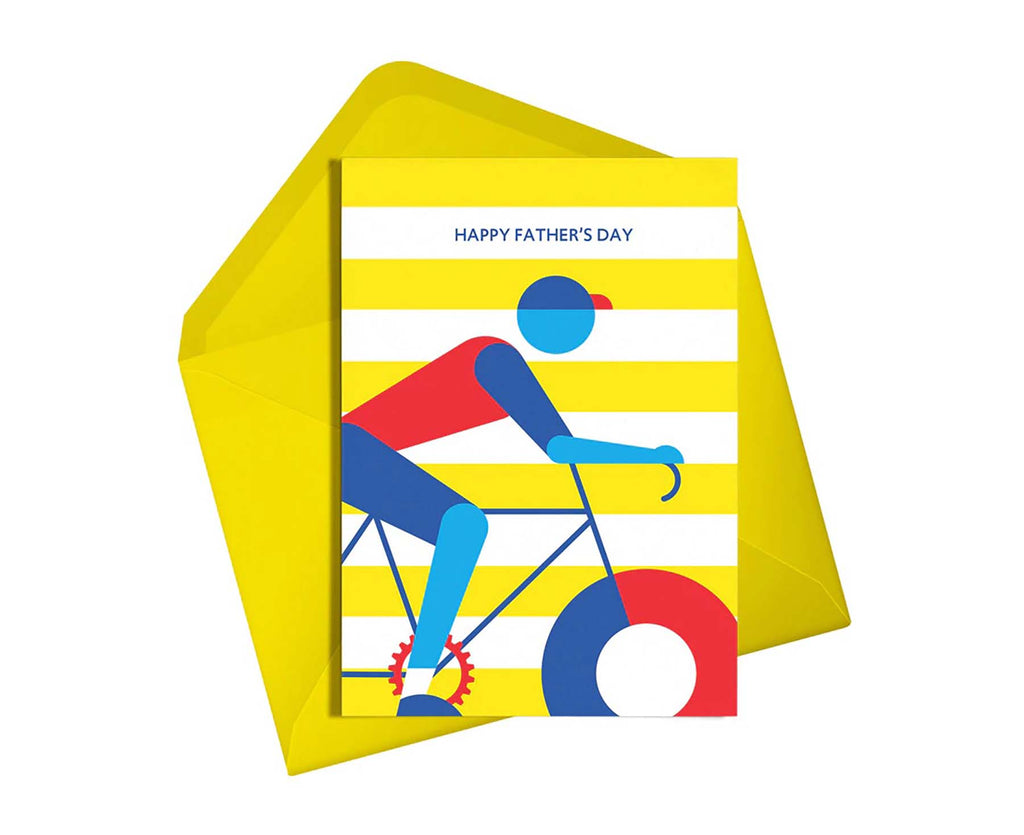 Happy Father's Day Cyclist Card